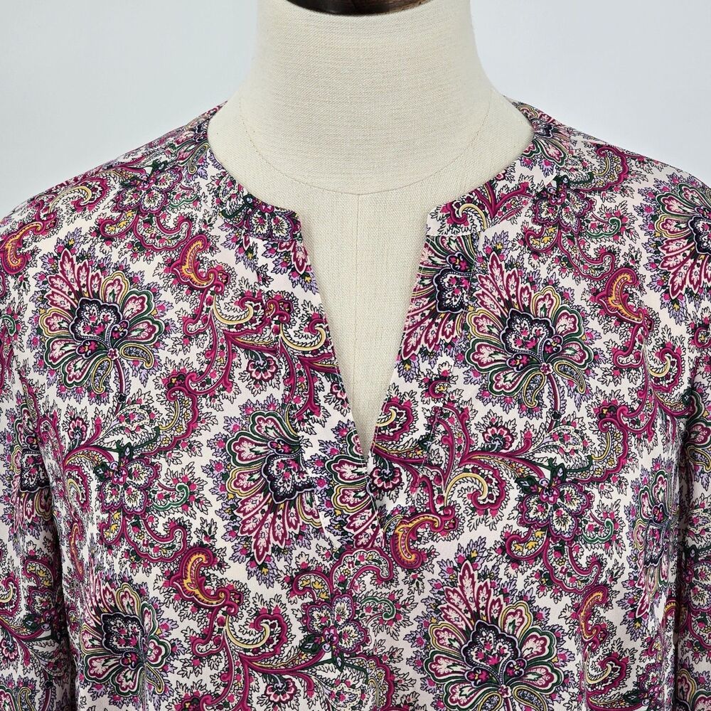 J. Crew Factory Paisley Tunic Top Size S